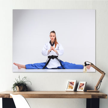Karate Black Belt - Martial Arts Canvas Wall Art